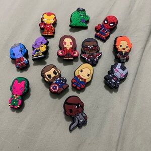 Avengers jibits for crocs
